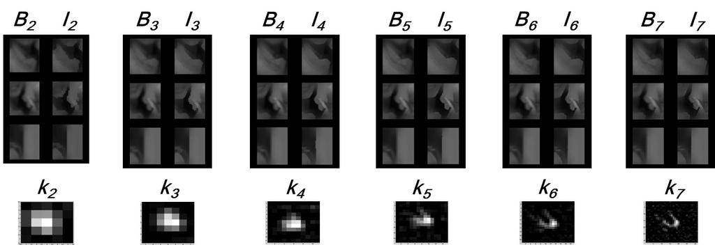 8 Hyeoungho Bae, Charless C. Fowlkes, and Pai H. Chou (a) Patch mosaic during the kernel estimation (b) Original image (c) Estimated latent image Fig. 4.