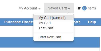 Also, the cart designated as current contains the items that are being displayed in the mini cart count. The name of this cart can be changed, and we will cover this in the next section.