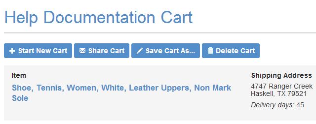 IMPORTANT: Once you have completely checked out, your current cart will be removed.