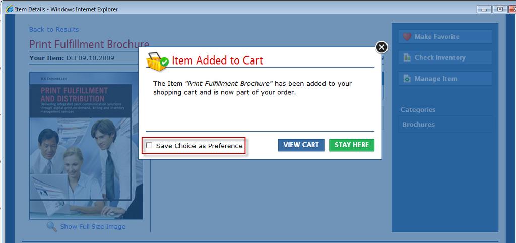 Settings and Preferences option New profile-level options are available for individual shopping Preferences for things such as Express Shopping.