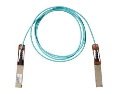CU1M Cables Cisco AOCxM Cisco QSFP-100G to QSFP-100G AOC cables (Figure 4) are suitable for short distances and offer a flexible way to connect within racks and across racks.