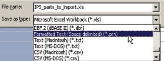 Importing a file Your import file is now ready.