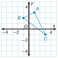 Find the area of right triangle ABC with right angle BAC. SOLUTION Since we know the triangle is a right triangle, finding the length of the two legs is sufficient to find the area.
