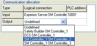 INTEGRATING SAFETY MANAGER WITH AN EXPERION SERVER 4 Use the Logical connection list to choose the external device (CEE controller or Experion server) to which you want this point to communicate.