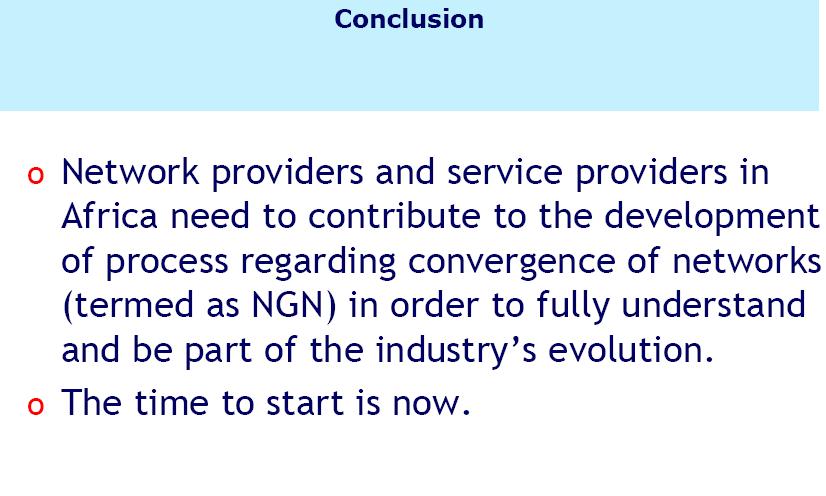 15 Interactions between NGNs and non-ngn environments An important aspect of providing seamless operation is the ability of interworking between NGNs, and between