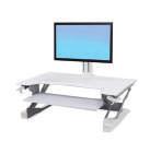 sit-stand workstation, with no mounting required.