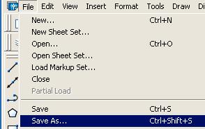 This will be a very easy task. 1. Start AutoCAD, if you haven t already. (Refer to page 1-7) 2. Select File / Open 3.