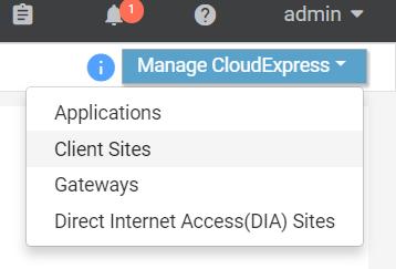 Identify client sites for CloudExpress STEP