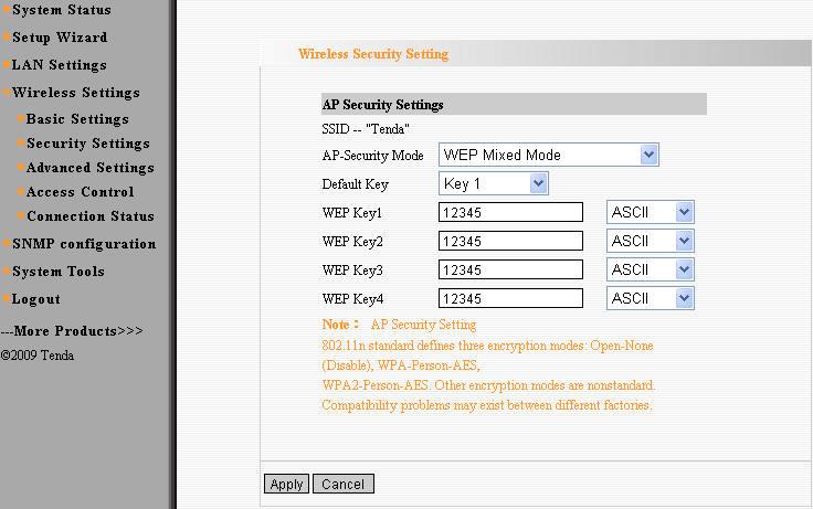 Mixed WEP WEP (Wired Equivalent Privacy), a basic encryption method, usually encrypts wireless data using a series of digital keys (64 bits or 128 bits in length).