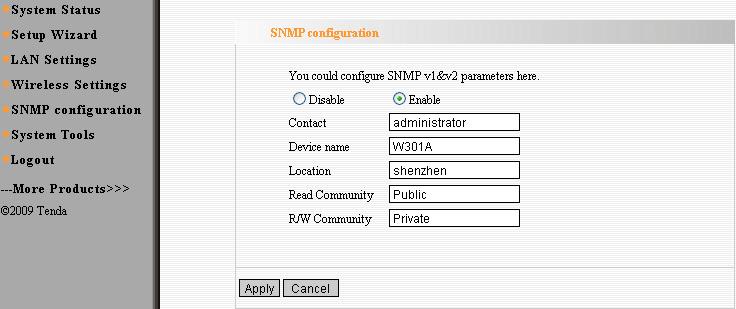 and the SNMP management system. A defined collection of variables (managed objects) are maintained by the SNMP agent and used to manage the device.
