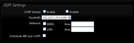routing and allows you to manually configure static network routes.