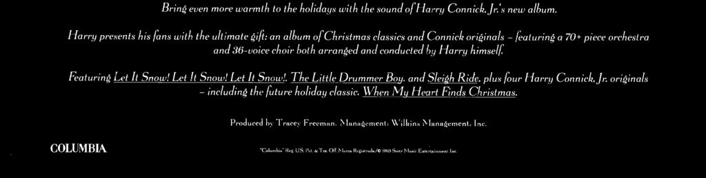 , - including the future holiday classic, When My Heart Finds Christmas.