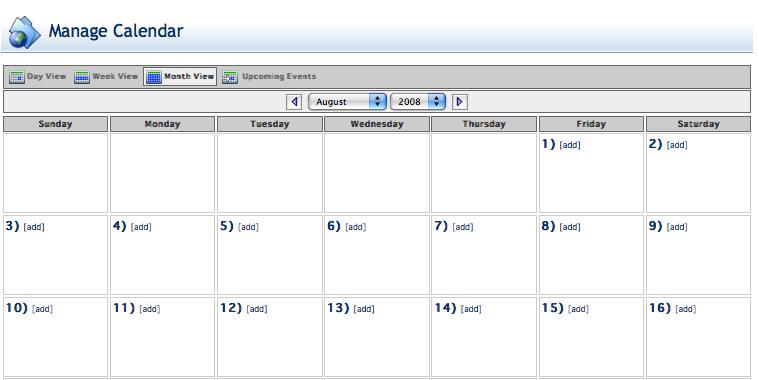 PLUG-IN: CALENDAR The Calendar Plug-in allows you to share your organization s calendar with visitors to your website.