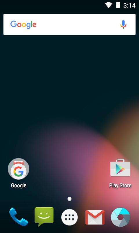 About the Home Screen Search Bar Notification / Status Bar Touch to initiate a voice search or command.