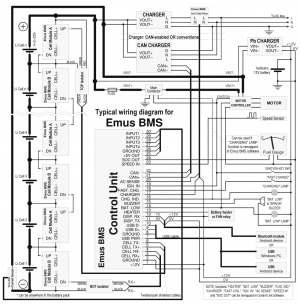 Page 2 of 7 Emus BMS typical wiring diagram Bluetooh module Emus