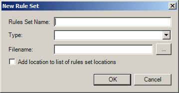 To set which Rule Set to use during the deployment process: 1. Select Tools > Options in the menu.