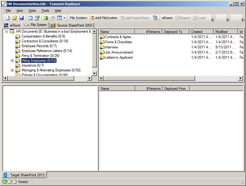 2. Enter a name for the file system root and specify the location of the source file system folder to be loaded. 3.