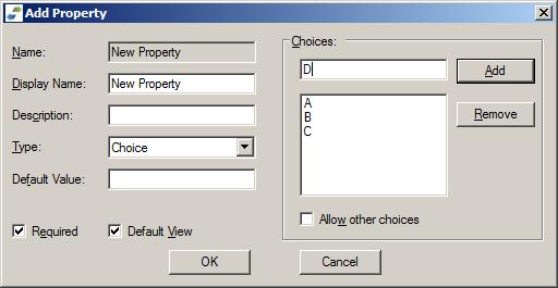 Creating Property Sets New property sets can be created to define the target SharePoint metadata. To create a property set: 1.