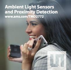 PROXIMITY Ambient Light Sensor and Proximity Detection TMD2772 is a digital ambient light sensor, proximity sensor with Infra-Red LED in an optical module Product Overview The TMD2772 family of