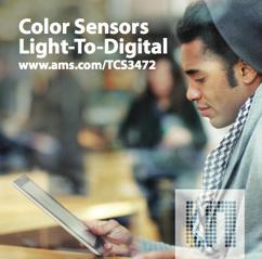 LIGHT & OPTICAL Color Sensor Light-To-Digital Converter TCS3472 is a Color Light-to-Digital Converter with Infra-Red filter LIGHT & OPTICAL 54 Product Overview The TCS3472 device family provides