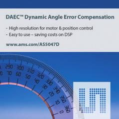 POSITION / SPEED Dynamic Angle Error Compensation DAEC TM AS5047D is a 14-bit On-Axis Magnetic Rotary Position Sensor with 11-bit Decimal & Binary Incremental Pulse Count.