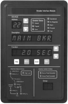 Time Delay Undervoltage (TDUVR) BIM II The Breaker Interface Module (BIMII) is a panel-mounted device that provides a central monitor and display for as many as Magnum 520MC and 11+ trip units or