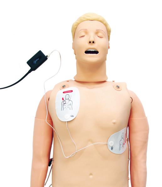 Features Defibrillation The Resusci Anne Simulator is available in two versions: 1.