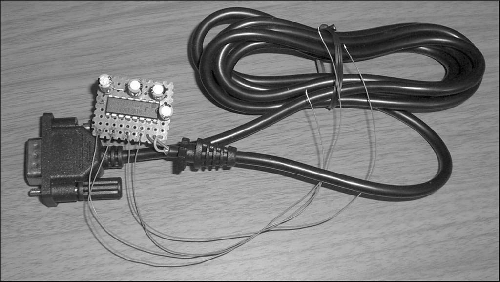 Figure 17-9: The finished RS-232 console cable Your finished RS-232 to TTL console cable should now be ready for use.