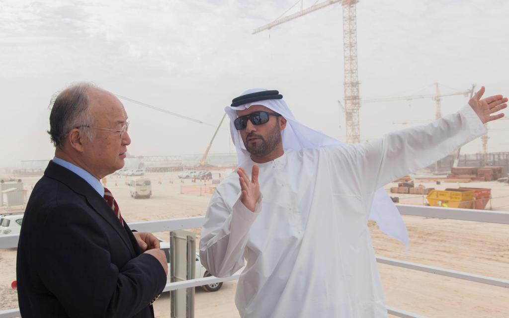 Thank you! I compliment the United Arab Emirates on the steady progress it has made in building its Nuclear Power Plant. The UAE begins its commercial operation in 2017.