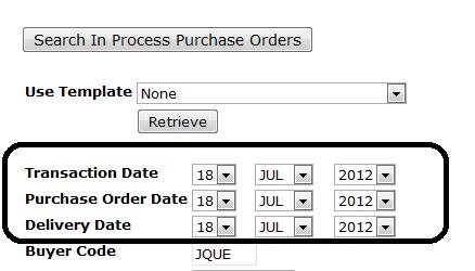 Order Date and Delivery Date with the current date.