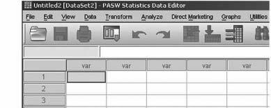 Creating a data file and entering data 31 tables after they appear in your output, but you can modify many aspects (e.g. font sizes, column width) by using the Pivot Table Editor.