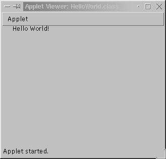 java.applet.applet contains defaults for all its methods that often work just fine. In this case all the applet is doing is drawing something on the screen.
