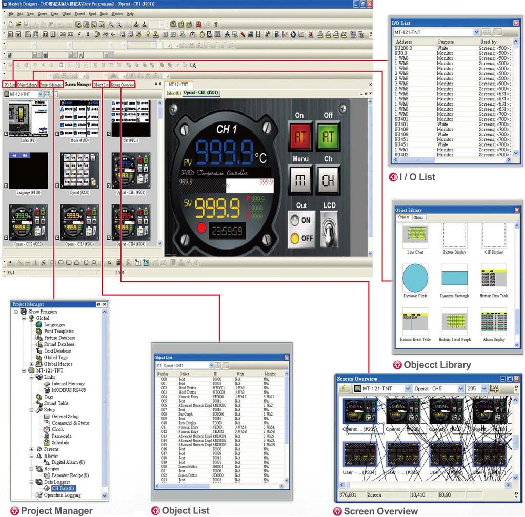 Introduction of SCADA Software Maxtech SCADA directly executes in PC