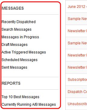 3.3 How to Find an Existing Message To let you find an existing message, the ECM provides a number of search options with different search filters.