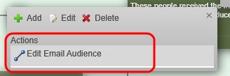The Actions dialog box appears: 4. Click Add and a dialog box appears.