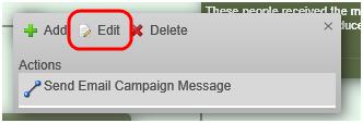 The Actions dialog box appears: 4. Click Add and a dialog box appears. This dialog box lists all of the actions that are available. 5.