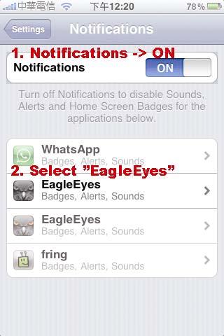 Select the version you want, and you ll be directed to App Store to download the application. Note: You can also find EagleEyes on App Store from your iphone.