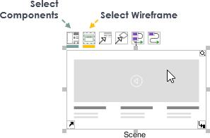 Screen components Compose a scene with