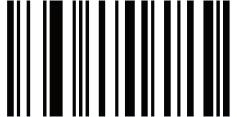 Step 2: To set these values, scan a four-digit number (i.e. four bar codes) that corresponds to ASCII values.