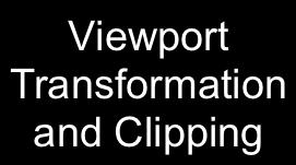 Perspective Transformation Viewport Transformation and