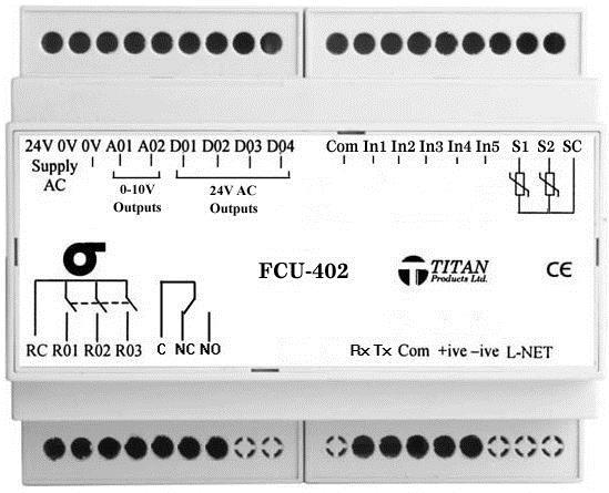Relays (1,2,3) Fan Control Relay 4 Options Used for fan Control the relays are voltfree and pre-wired to common supply input the allocation of these relays is fixed.