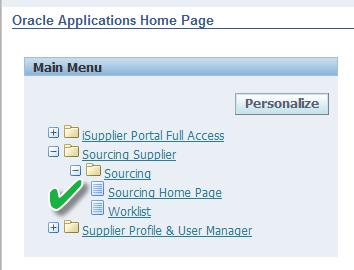 Sourcing Supplier Sourcing Supplier is the electronic bidding module in Oracle.