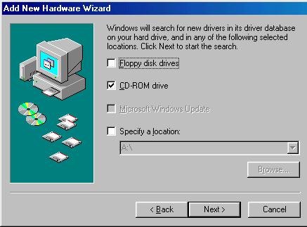C. Please insert the Windows 98 CD into your CD-ROM drive.