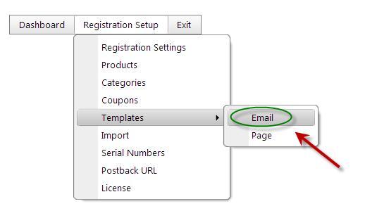 2. Email Templates The following section describes how to create and edit the Page and Email templates thatcan be modified to display a custom layout in the Smith Registration Pro module.