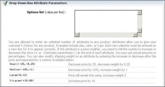 54 Pinnacle Cart User Manual v3.6.3 Attribute Type then enter the following information: a.