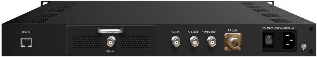 adequate for the TV station or DSNG system to encode SD/HD programs and output to uplink.