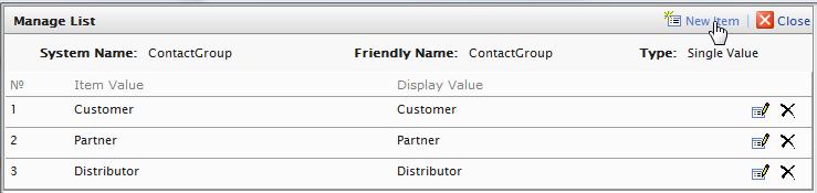 136 Episerver Commerce User Guide update 16-1 1. In Commerce Manager > Customer Management, open the Contacts Edit page by creating a new contact or editing an existing one.