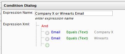180 Episerver Commerce User Guide update 16-1 Segment Name. Enter a name, such as Los Angeles Customers. Display Name.
