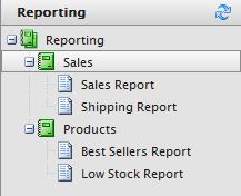182 Episerver Commerce User Guide update 16-1 Reporting Commerce data Episerver provides common types of reports for Commerce. Sales Report. Website sales performance over a time period.