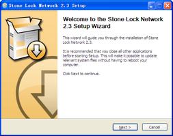 1.03 INSTALLATION Follow these steps to install the full security management platform software (SLN): 1) Double-click the installer to begin the installation.